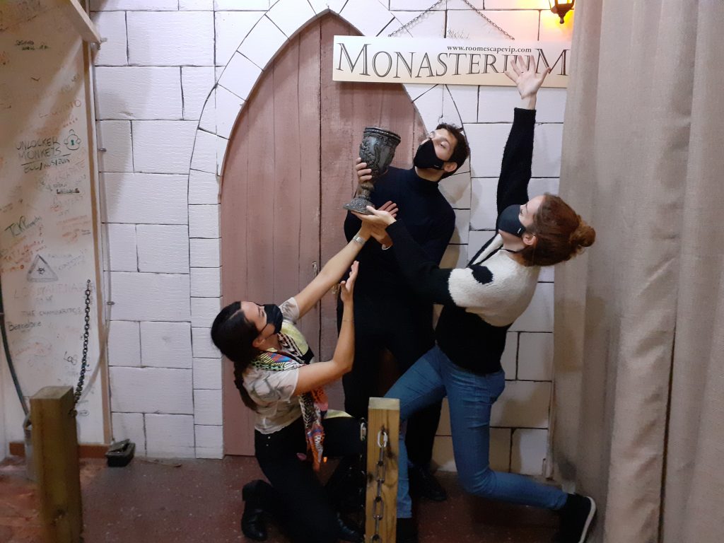 Celebración Escape room para grupos en MonasteriuM